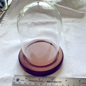 Display glass dome